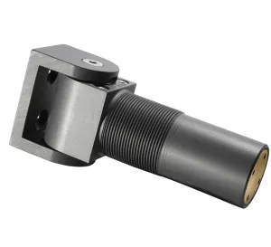 Sureclose Adjustable Self-Closing Gate Hinge - Final Snap Action - Center Mount - Gate Gap (2 1/2" - 3") - Black Finish
