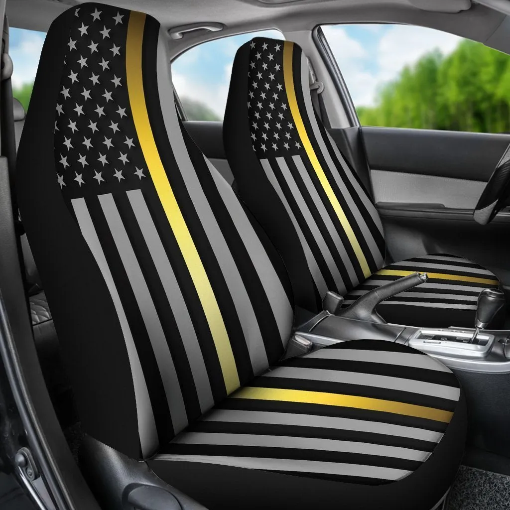 Thin Gold Line Universal Fit Car Seat Covers