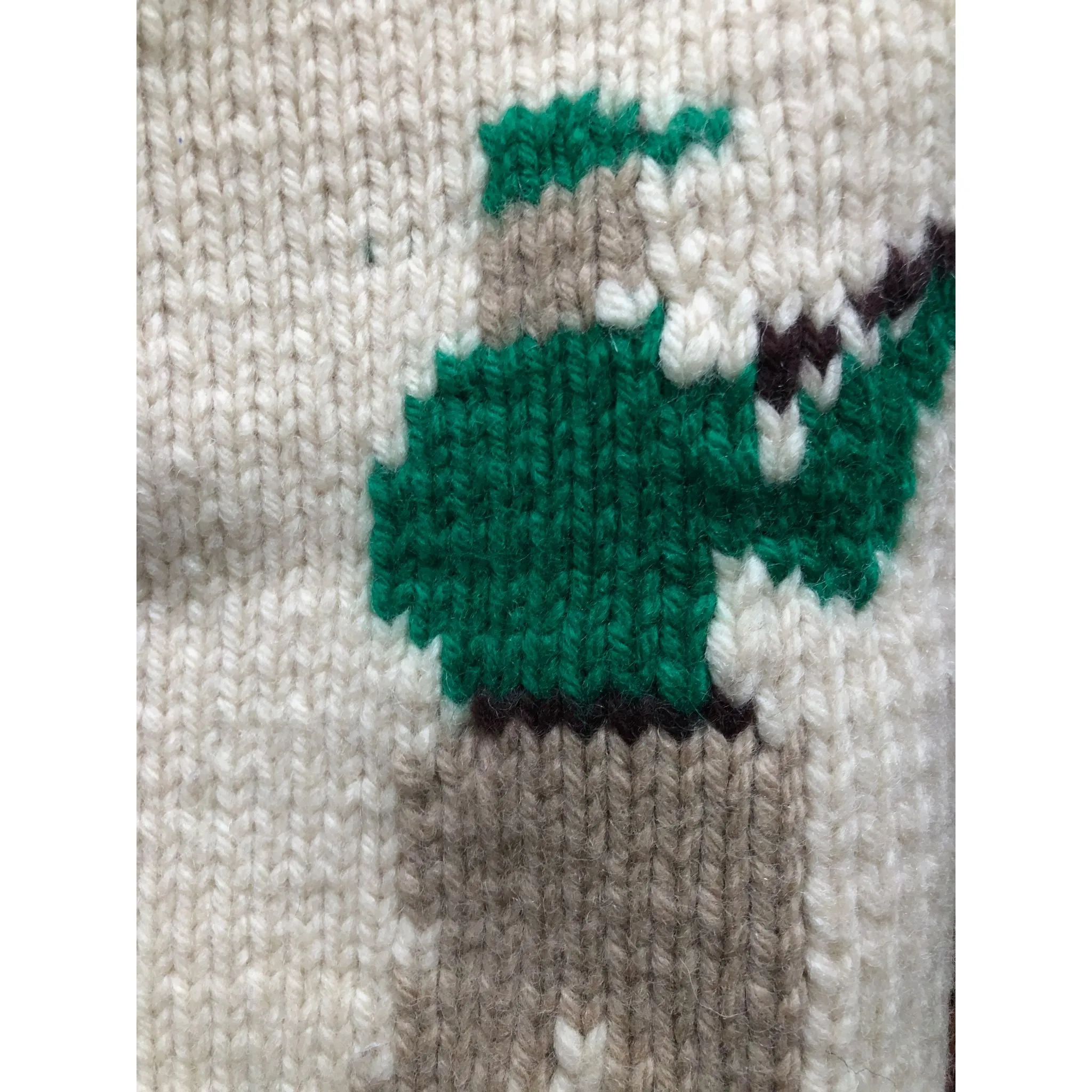 Vintage Cowichan Pheasant Hunter Sweater