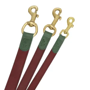 Walter Pink Italian Leather Designer Dog Lead