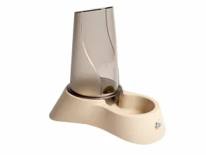 Water & Food Dispenser Nuvola 2 18x26x26cm/1,5l mocaccino