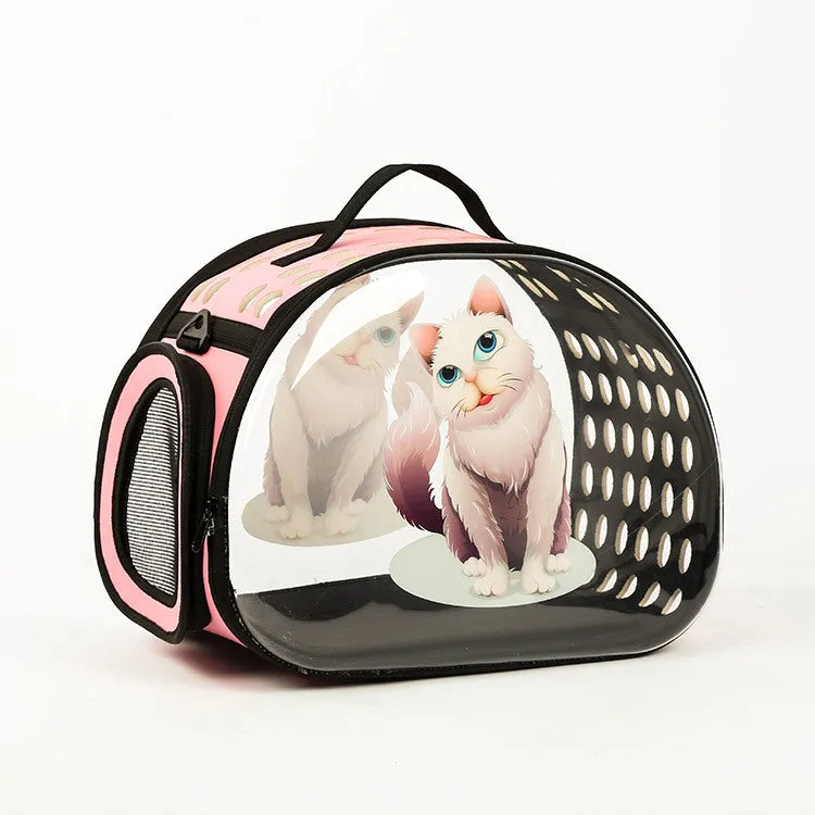 Waterproof Cat Carrier Space Capsule Travel Bag